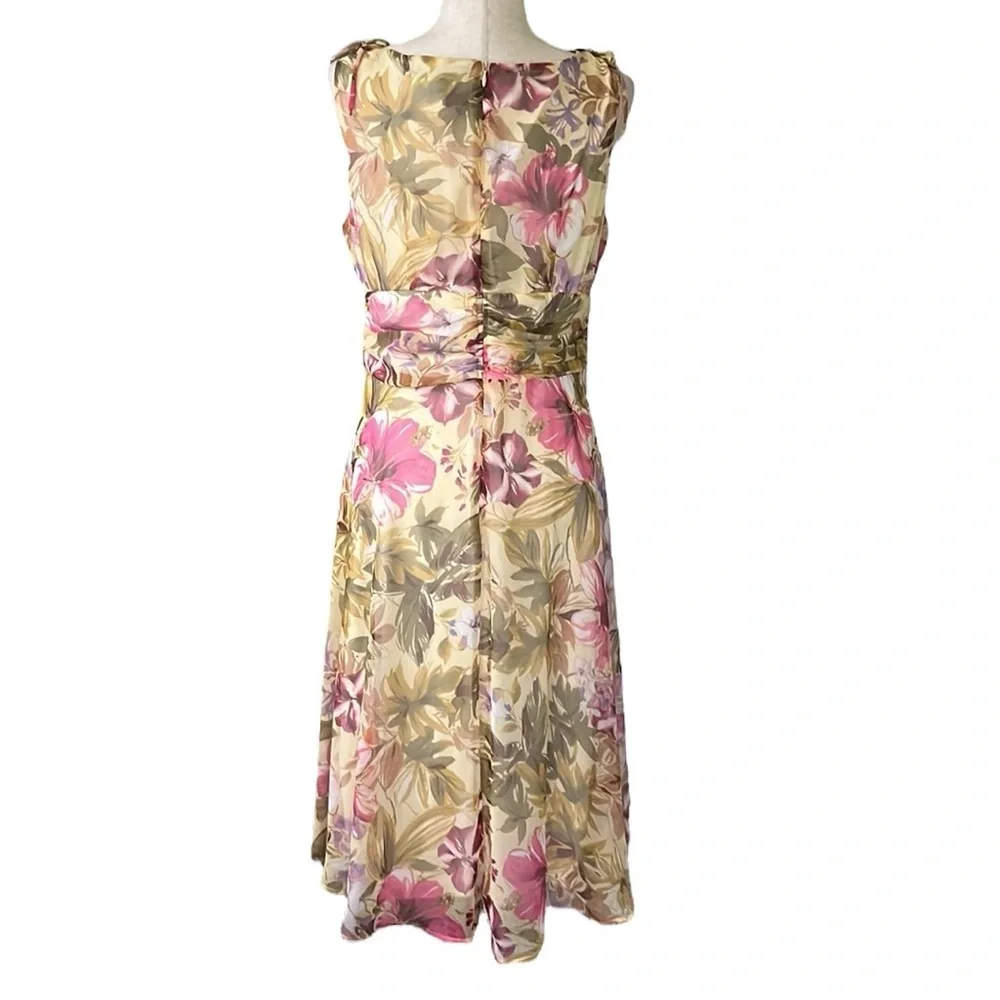 Connected Appareal Floral Midi Dress - Picture 5 of 8